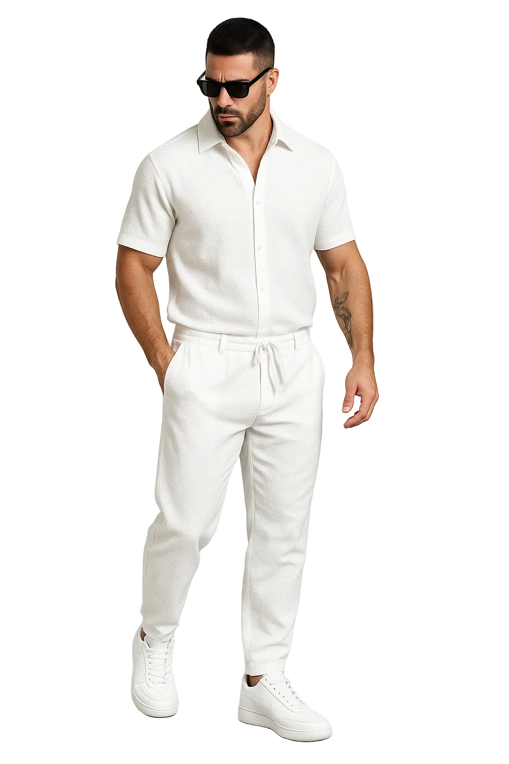 Dion Men’s Short Sleeve Shirt Set