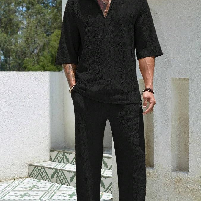 Elio Men’s Short Sleeve Shirt Set