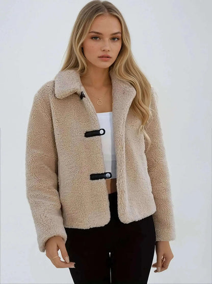 Wool Winter Coat  Beige-XL Ellison London